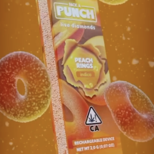 Pack A Punch Peach Rings Vape